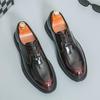 Мода Классическая Ручная Работа Мужские Оксфорды Кожаные Офисные Деловые Формальные Лоферы Роскошный Бренд Мужские Повседневные Британский Стиль Дышащие Туфли