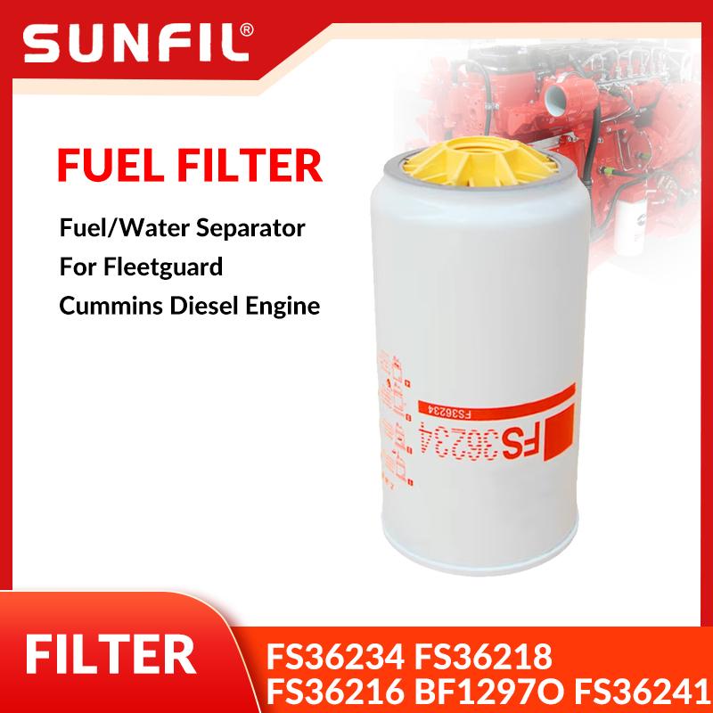 FUEL FILTER FS36234 FS36218 FS36216 BF1297O FS36241 Fuel/Water Separator For Fleetguard Cumm Diesel Engine