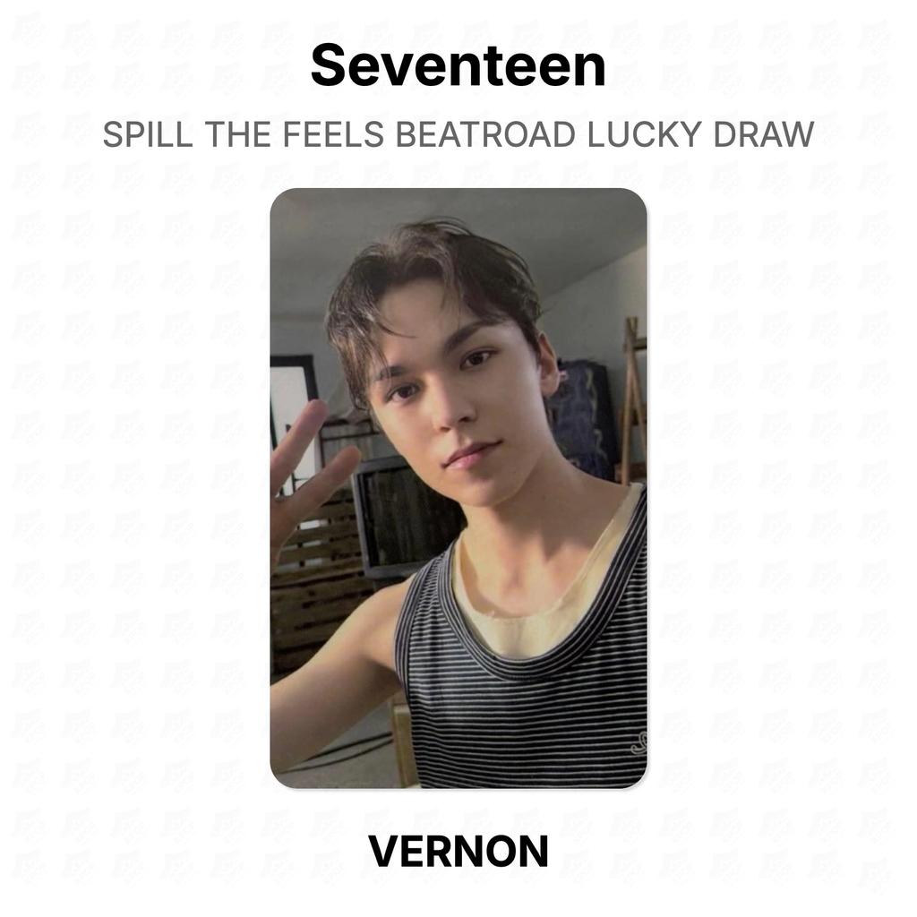 Seventeen ВЫПЛЕсни ЧУВСТВА BEATROAD РОЗЫГРЫШ Официальная фотокарточка