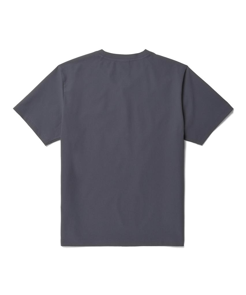 SNOWPEAK APPAREL Классическая футболка с V-образным вырезом и коротким рукавом (S26Mmtts14) Винтаж Синий