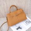 Cowhide Single Shoulder Oblique Women Large Capacity Fashionable Simple Shopping Bag Multi-compartment Commuter Large Bag Soft Leather