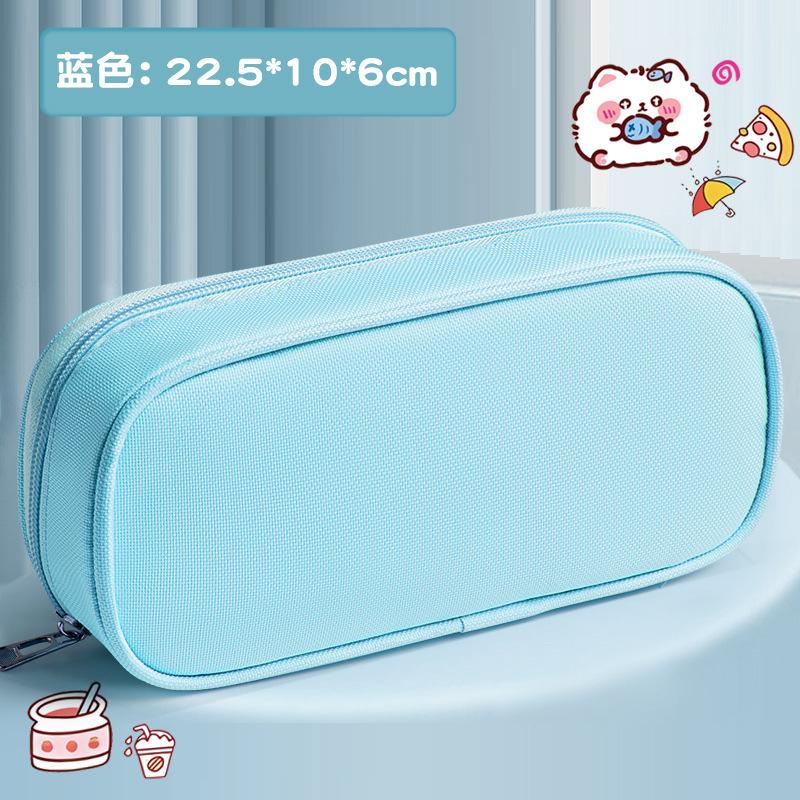 Новые ученики начальной школы мультяшный пенал двухслойный простой большой вместимости пенал мультяшный пенал высокая ценность