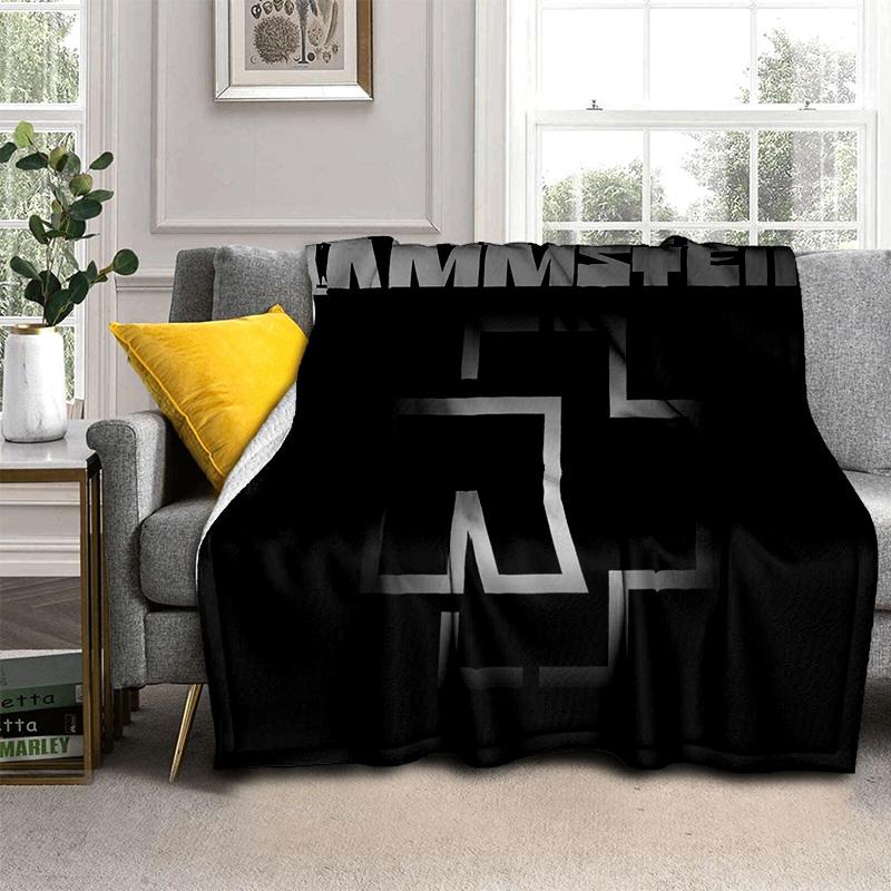 Одеяло с 3D R-Rammstein Heavy Metal Band, мягкое одеяло для дома, спальни, кровати, дивана, пикника, путешествия, офиса, одеяло, детское одеяло