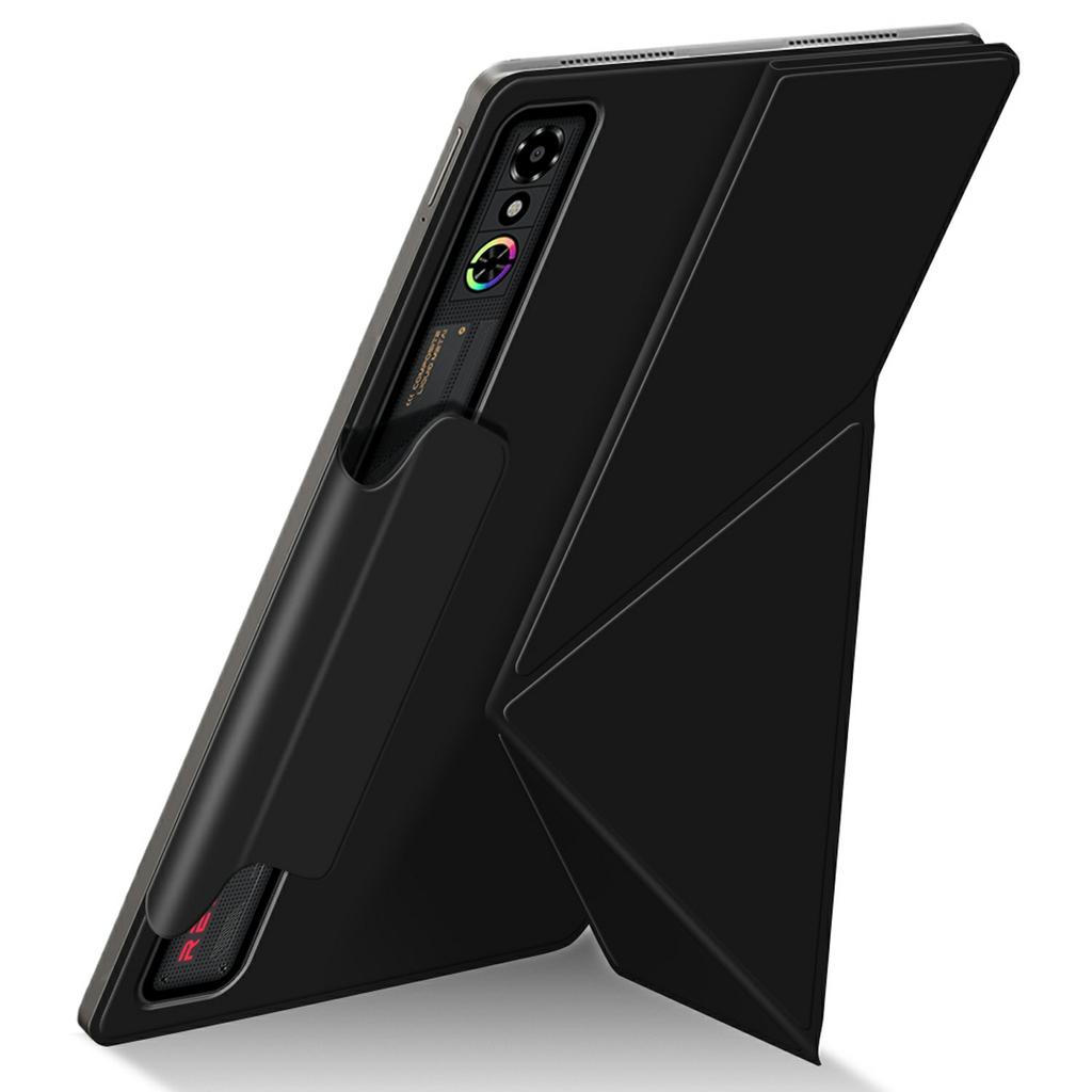 Кожаный чехол-книжка с подставкой-оригами и магнитной застежкой для ZTE nubia RedMagic Astra