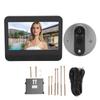 Digital Door Viewer Two Way Talk 1080P HD Wireless Video Peephole Doorbell Camera With 4.3in