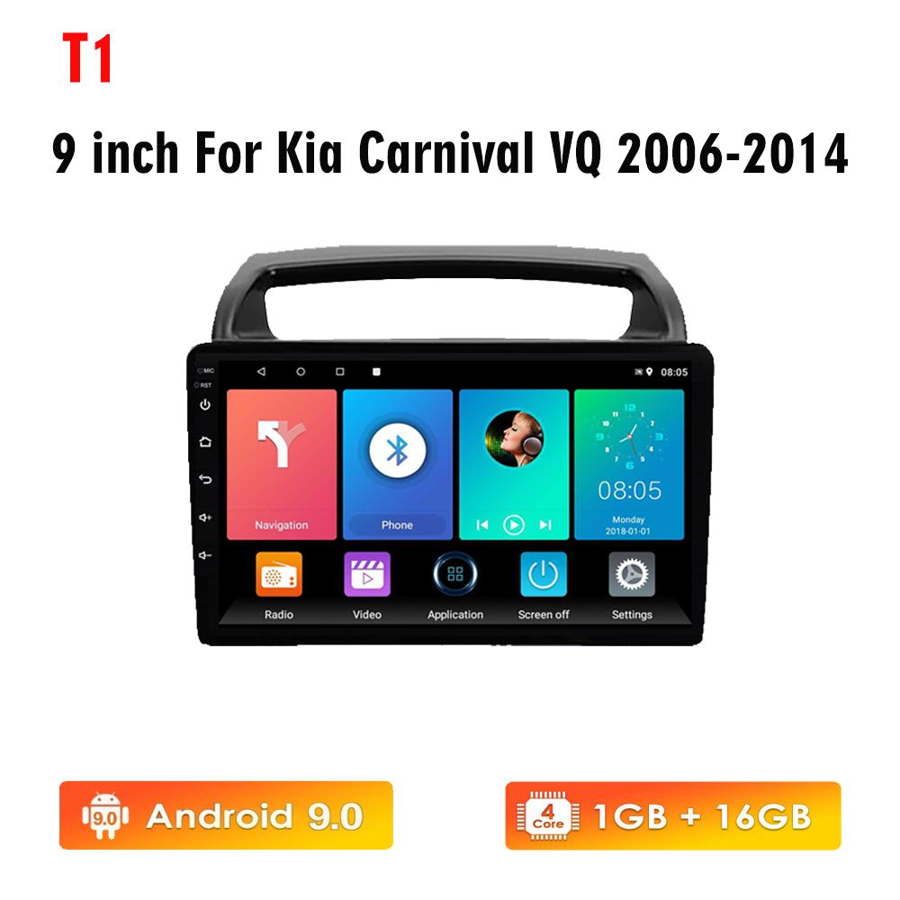 icreative Автомобильный радиоприемник, мультимедийный видеоплеер для Kia Carnival VQ 2006-2014, GPS, 2 din, Android, авто стерео