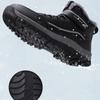 Leather and Velvet Warm Sports Shoes, Rubber Soft Soles, Elderly Walking Shoes, Fashionable Casual Shoes