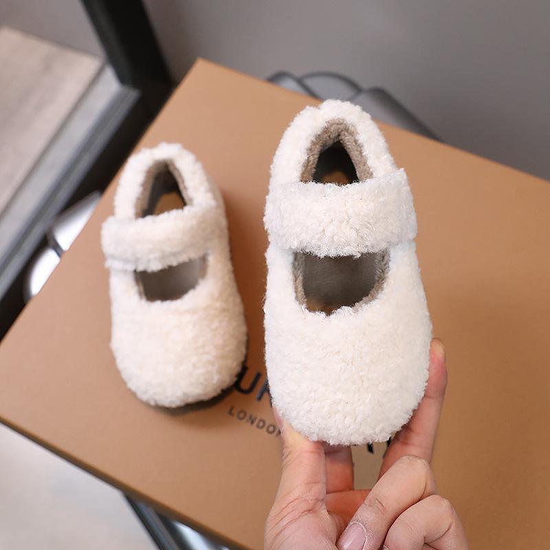 Children's Fluffy Shoes Autumn and Winter New Plush Fashion Girls' Plush Shoes Women's Treasure Cotton Shoes