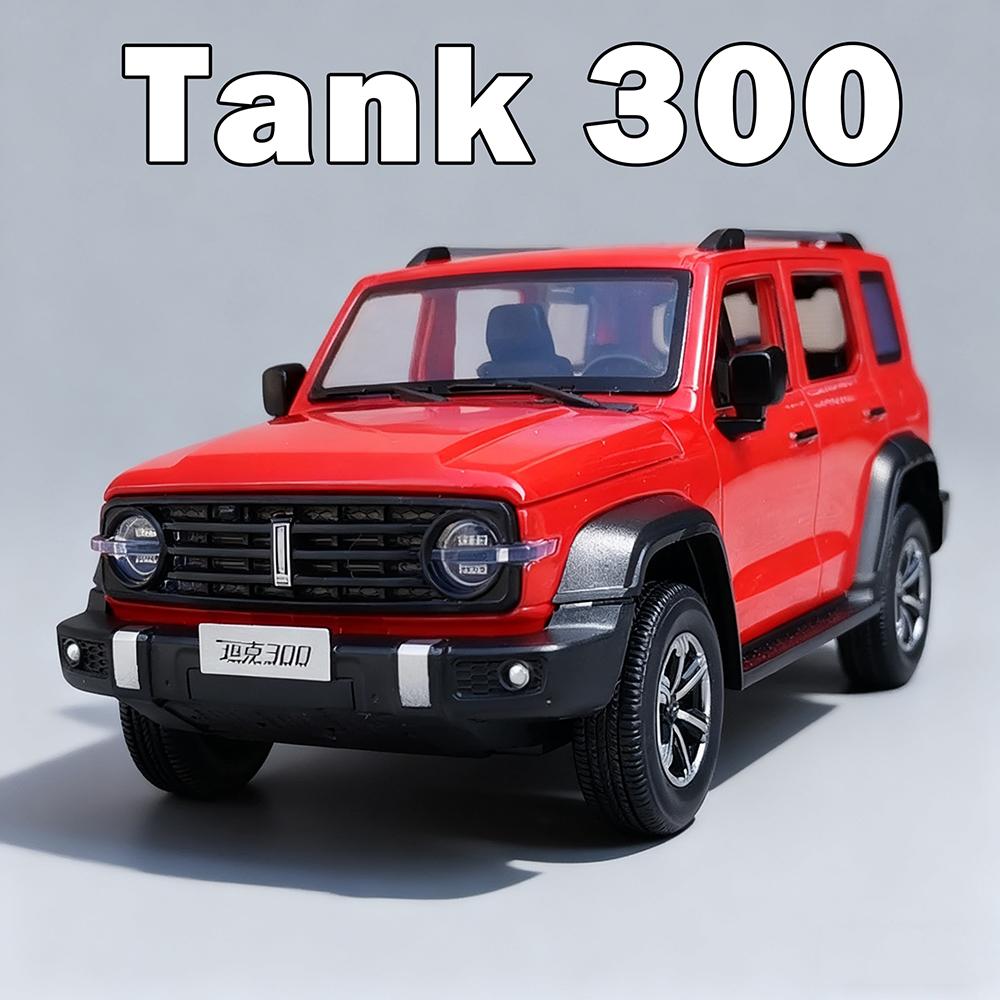 1:24 Бака 300 500 Автомобиль Литой Сплав Модель Игрушки Двери Открываются со Звуком Светом Оттянуть Назад Миниатюрные Транспортные Средства Детские Праздничные Подарки