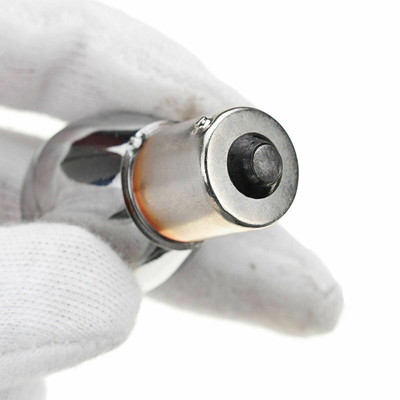 Автомобильный указатель поворота, хромированные янтарные лампочки 581 Bau15S Py21W