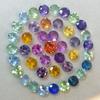 Natural Mixed Color Sapphire Loose Gemstone 10 pcs 6x6 mm Round Lot September Birthday Birthstone