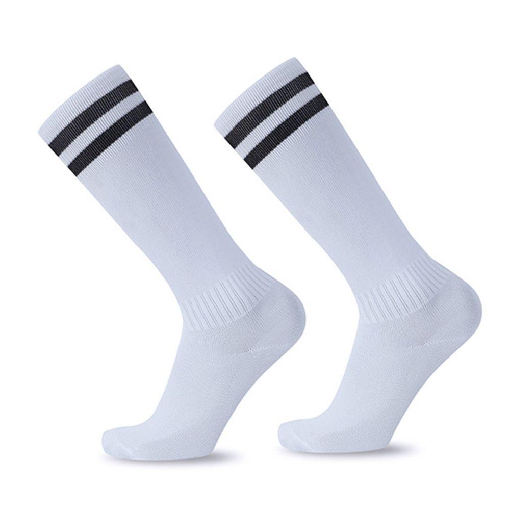 Детские длинные студенческие танцевальные дышащие футбольные носки спортивные носки высокие тонкие носки