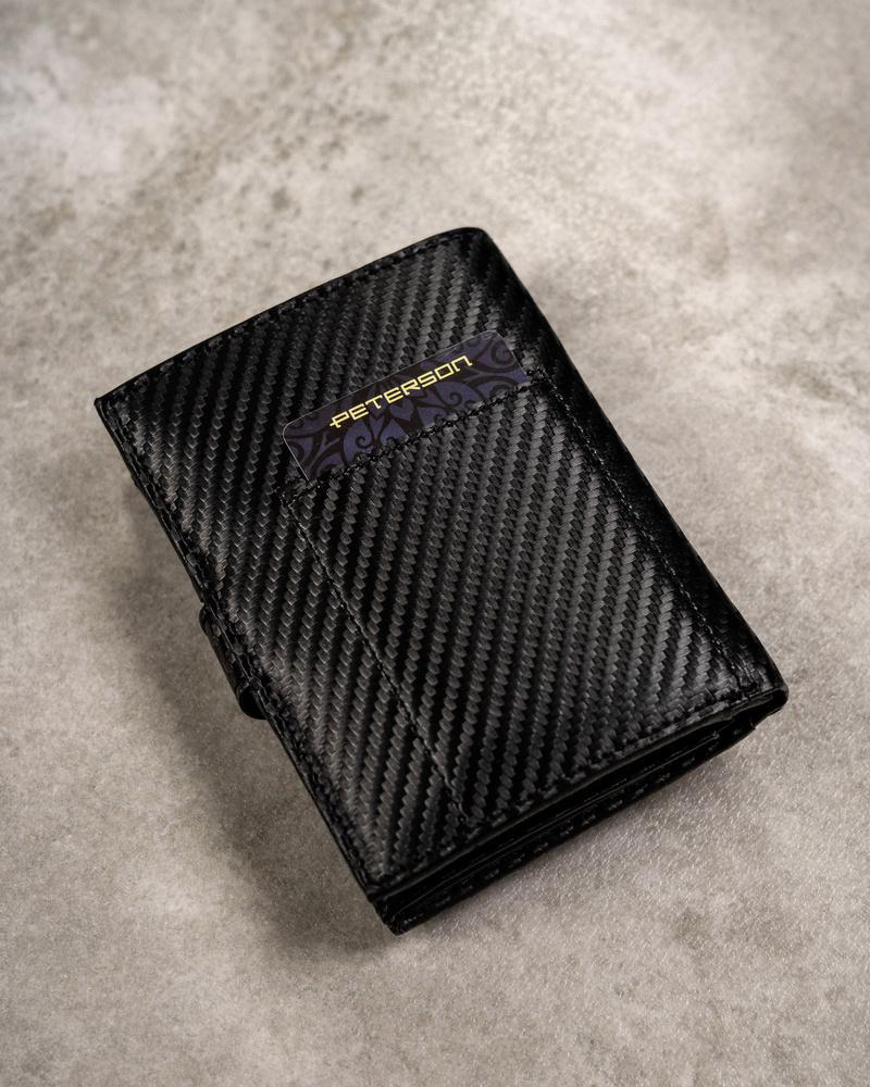 Carbon Gift Set with Wallet and Keychain - Peterson