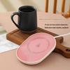 Adjustable Temperature 55°C Rapid Heating Coaster: Dormitory & Office Cup Warmer