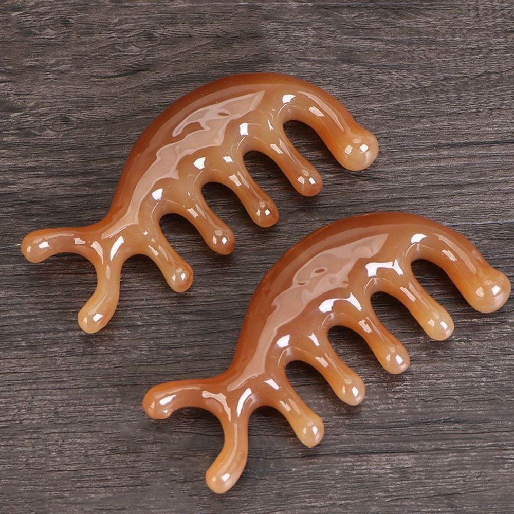 Массажная расческа Гуаша с пятью зубцами Маленький дельфин Массажная расческа для тела Momen And Man