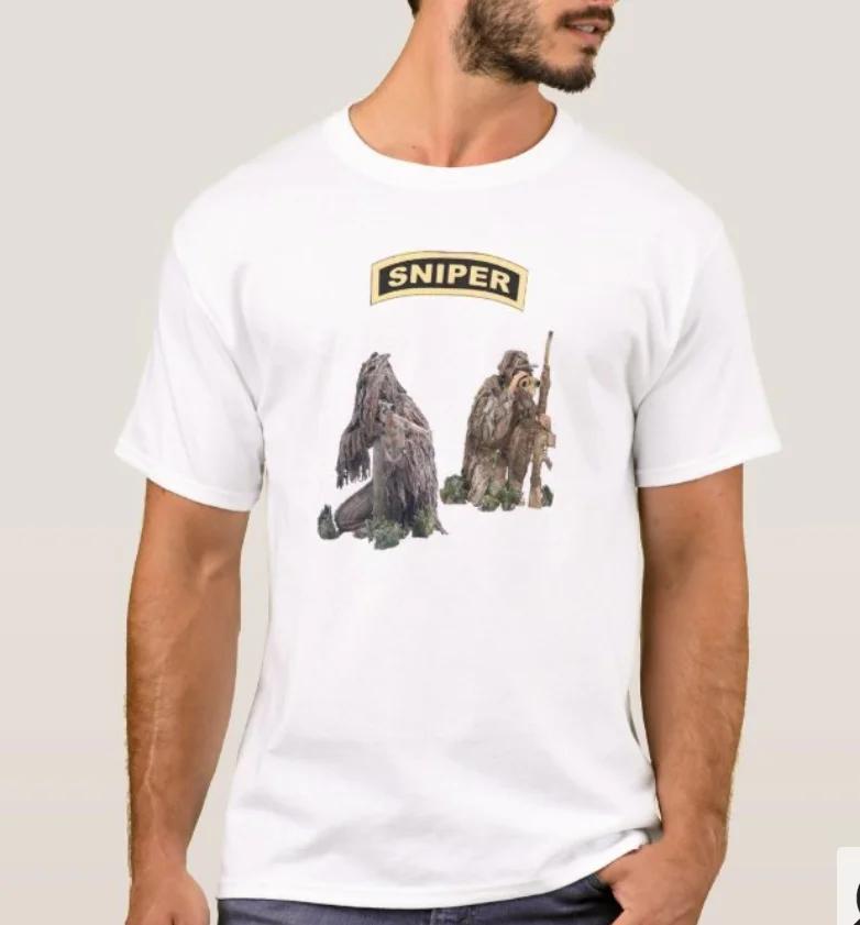 Sniper Team TShirt Summer Cotton Short Sleeve ONeck Mens T Shirt New S3XL