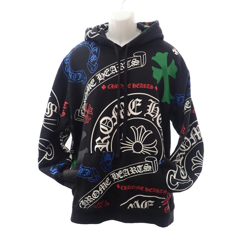 CHROME HEARTS L Parker черный/многоцветный хлопок мужской