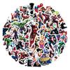 Коллекция блестящих наклеек Marvel Comics: 100 Декоративных Мультяшных Наклеек для Рюкзаков, Холодильников и Мотоциклов