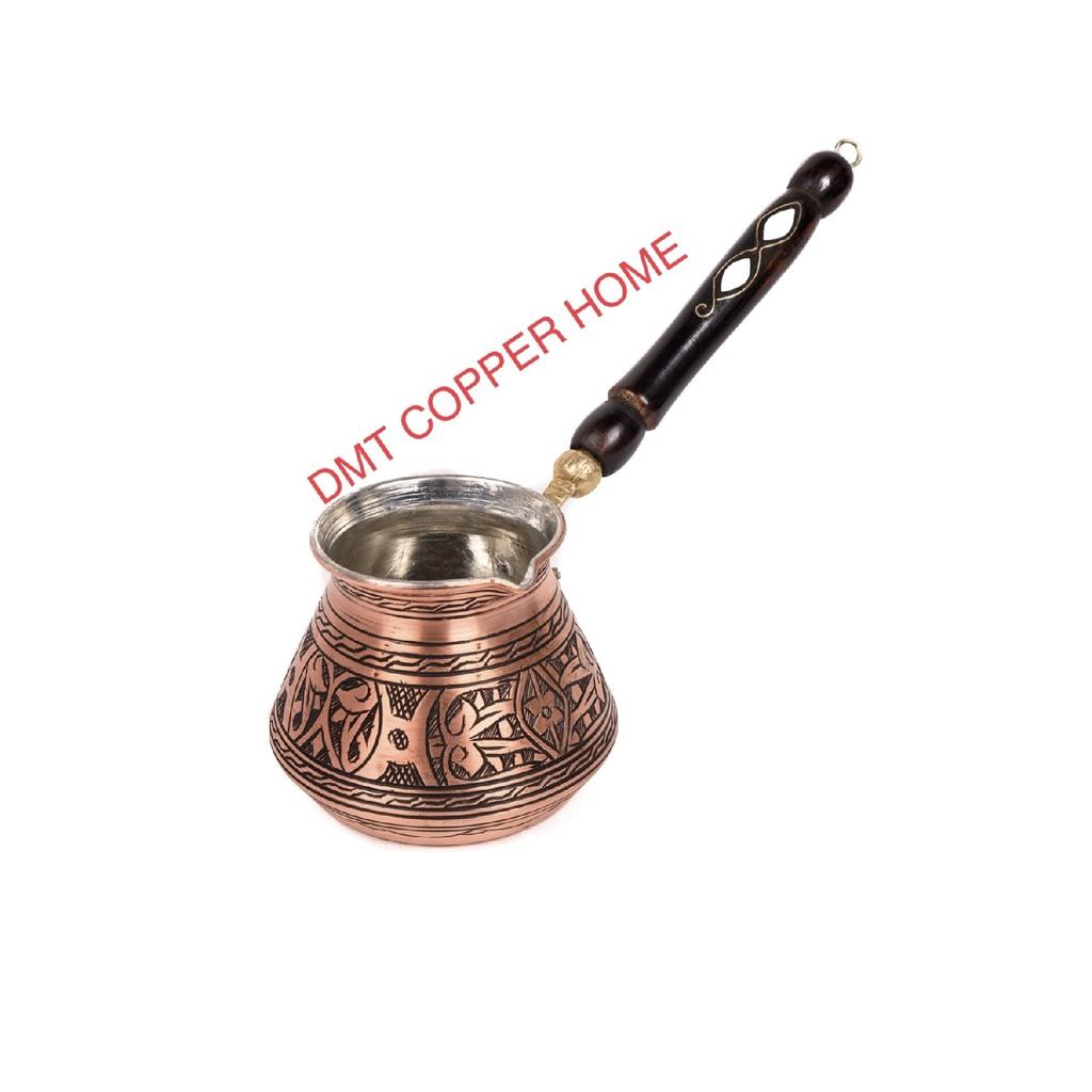Dmt Home Газиантеп Ручная работа Тяжелая вышивка Перламутровая ручка Турецкий кофейник Оловянный набор из 3 предметов