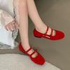 Мода Мода Полые Женские Балетки С Обувью Новинка Весна Лето Женская Обувь Мелкая Ремешок с Пряжкой Женские Балетки Мэри Джейн