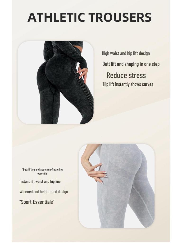 2024 Европейские и американские бесшовные брюки для йоги, сексуальные легинсы для женщин с эффектом «персика» и подтяжкой ягодиц