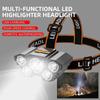 300LM Portable LED Headlamp 5 LEDs Flashlight USB Rechargeable 3 Lighting  Modes for Outdoor Camping Fishing Head Light Headlamp