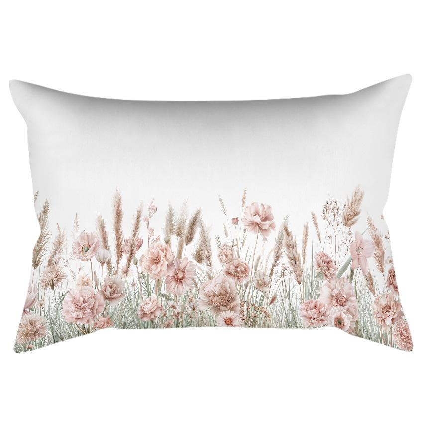 Новая весенняя наволочка с цветочным принтом, простая, маленькая и свежая, легкая роскошь для дома, гостиной, дивана, наволочка для подушки