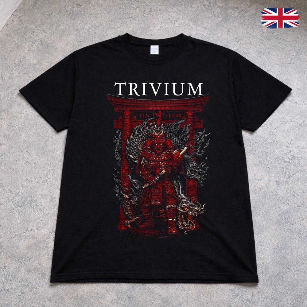 Trivium T Shirt Metal Band Samurai Graphic Tee Adults Kids Black