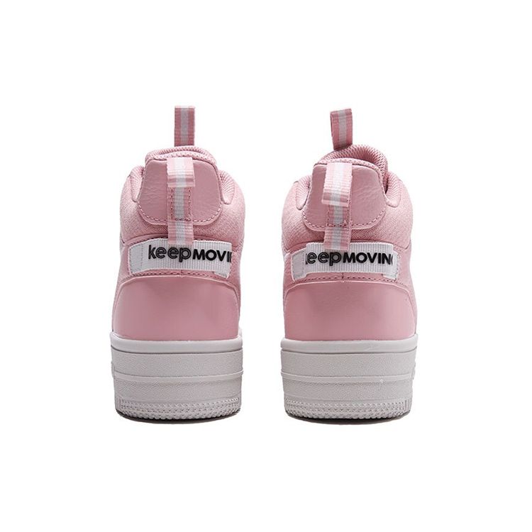 Anta Высокие повседневные кроссовки для скейтбординга женские кроссовки резиновые-розовые 922018060-3