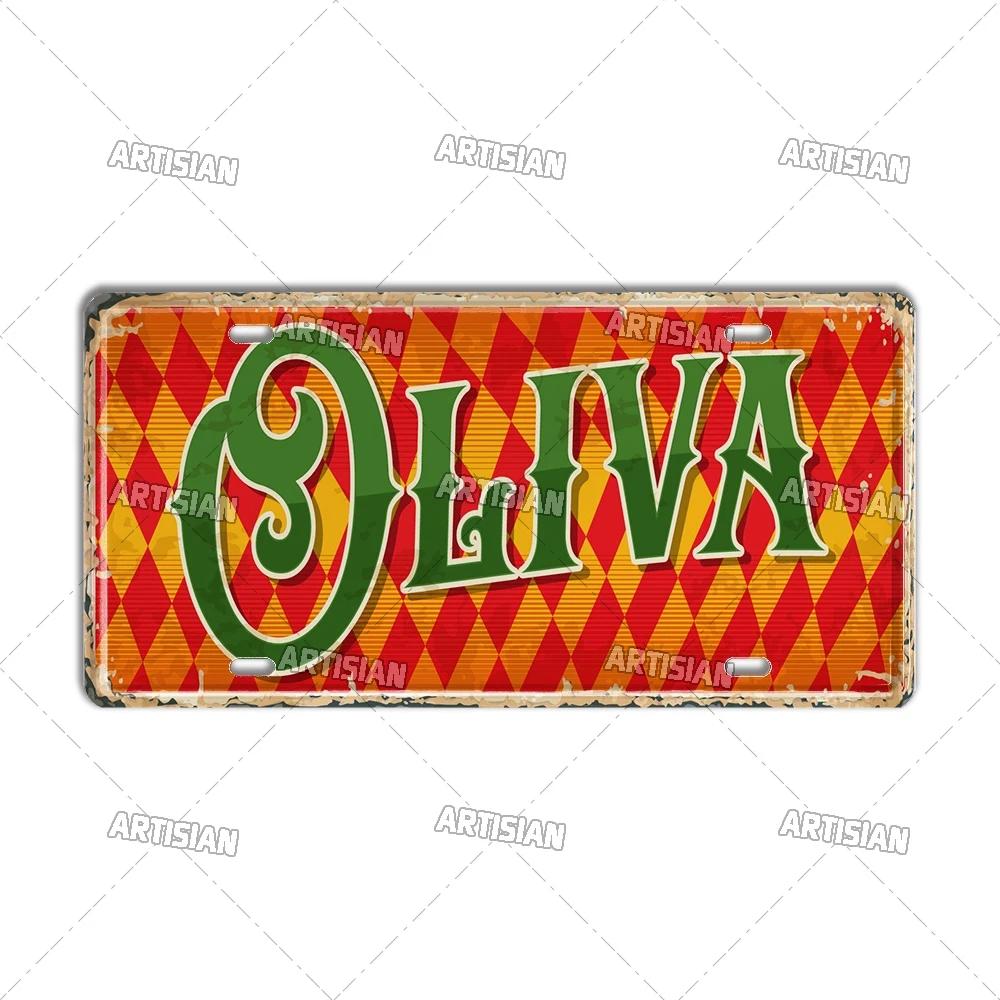 Artisan SPAIN License Plate Metal Sign City Landmark Wall Decor Decorative Vehicle Plate for Bar Pub Club Hotel Cafe Wall Art