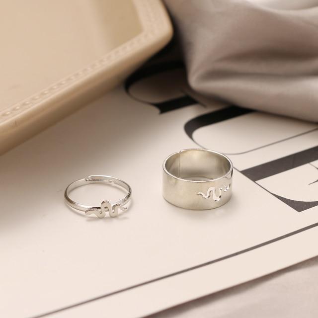 Модные золотые кольца с пламенем для женщин и мужчин, комплект колец для влюбленных пар, помолвка, свадьба, открытые кольца, ювелирные изделия