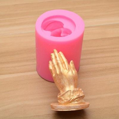 1 шт. Силиконовая форма для благовоний «Руки вместе для молитвы», форма для поклонения ладоням «Сделай сам», гипсовая форма для украшения «Руки вместе для молитвы»