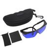 Очки для поиска мячей для гольфа с синими линзами, солнцезащитные очки с защитой от УФ-лучей, с чехлом для хранения