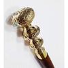 Antiques Era Brass Nautical Designer Round Brass Knob Handle Antique Victorian 36inch Wooden Walking Stick Collectible Men's & Women's Gift for Elders