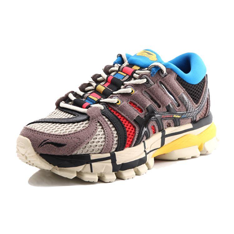 Кроссовки Li Ning Paris Fashion Week Runway Series Fierce Ace Low Top для бега, женские кроссовки серо-коричневые ARZN004-5