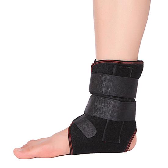 Бандаж на лодыжку, регулируемая застежка, ленточная конструкция, дышащая поддержка лодыжки, облегчение тендинита ахиллова сухожилия при растяжении связок лодыжки