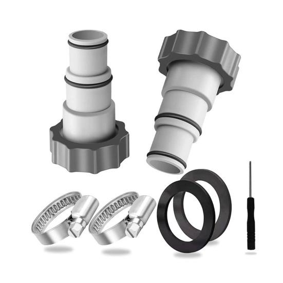 Адаптер для шланга Многоразовый идеальный резьбовой соединитель Переходник для шланга насоса Адаптер для замены шланга фильтра для бассейна для Intex Fit ARU