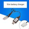 Portable USB Charging Cable Power Cord for Remotes Control Toy Batteries 9.6V 200mA With Safety Circuit Protections
