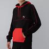 Puma Повседневный спортивный свободный вязаный свитер с капюшоном, мужские топы, черный 534158-01