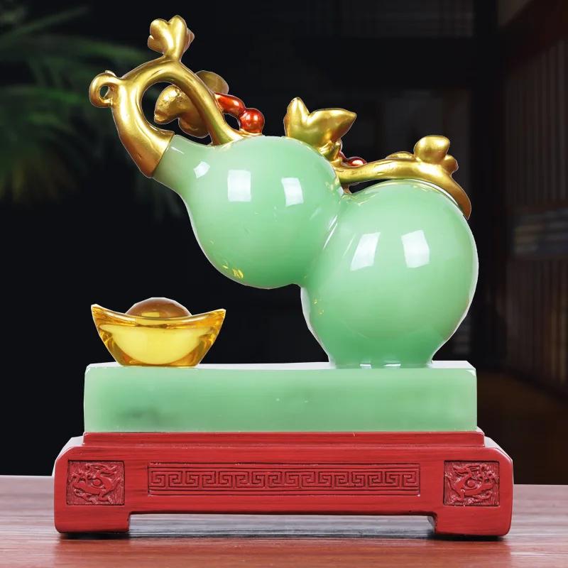 Украшение в виде тыквы, приносящей удачу, привлекает богатство. Изделия ручной работы. Практичные украшения для винного шкафа. Новый китайский стиль.