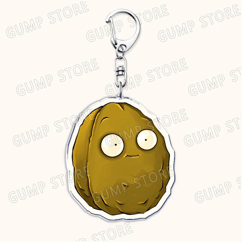Ключевые брелоки для аксессуаров из видеоигры Plants Vs Zombies Сумка Подсолнух Горохострел Садовая Война Брелоки Украшения Для Фанатов Игроков Подарки