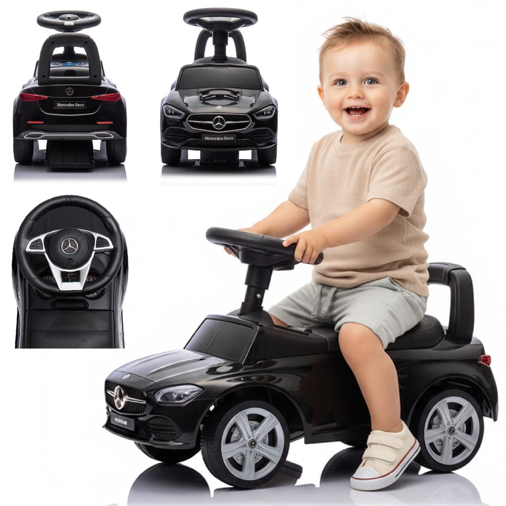Sun Baby Mercedes C-Class Kids Ride-On Walker Black