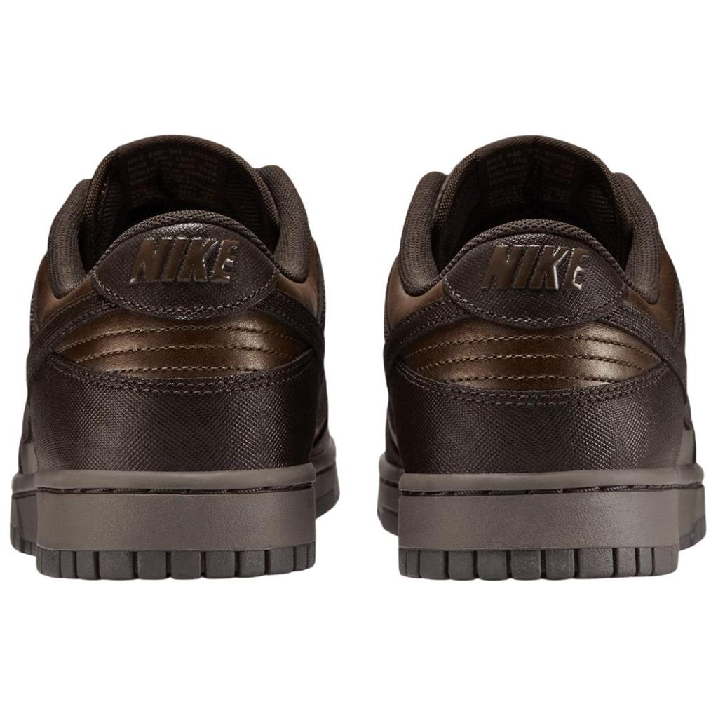 Nike Кроссовки Dunk из износостойкого материала Низкие кеды для скейтбординга Унисекс Коричневый Черный HQ1979-001