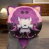 Adorable Anime Character Plush Pillow Keychain Set With Soft Pp Cotton Filling And Short Plush Material