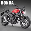 1:12 Honda Cb400F Спортивная модель мотоцикла из сплава Литая модель мотоцикла для уличных гонок Высокая симуляция Звук Свет Детская игрушка Подарок