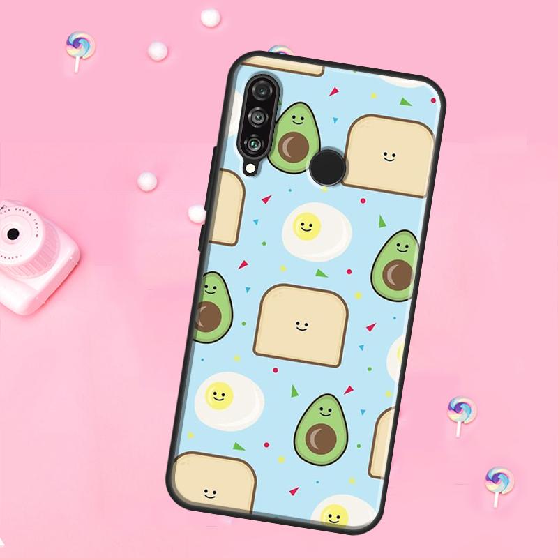 Милый Авокадо Для Huawei Nova 11 Pro 10 9 SE Y70 Y60 Y90 Y61 Y91 Y73 Y72 12s 12i 11i 8i P30 P40 Lite Чехол