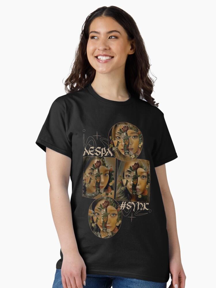 aespa Vintage Flowers Edit - K-Pop Merch Classic T-Shirt