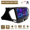 Android Car Radio For Lada Vesta 2015-2022 Мультимедийный проигрыватель Головное устройство Стерео GPS Навигация BT WIFI 1+16 ГБ