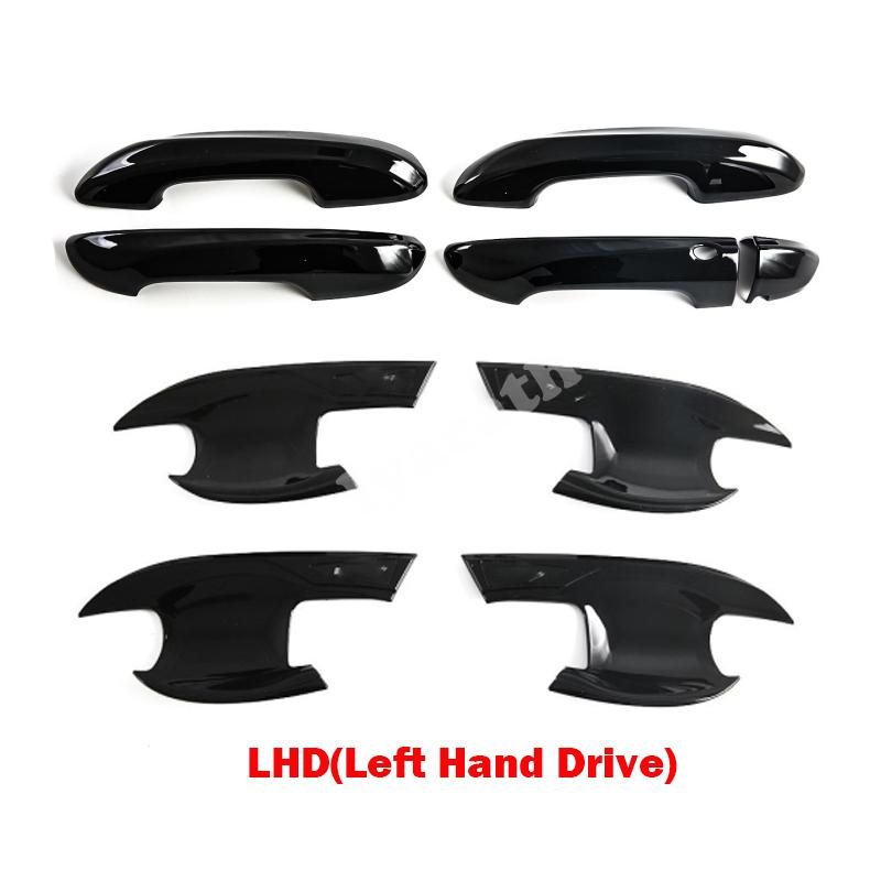 LHD RHD For MG3 Hybrid 2024 2025 ABS Carbon Fiber Black Car Door Handle Cover door bowl catch Protector Styling Auto Accessories