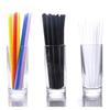 100pcs Plastic Beverage Straws, 1cm Wide, Mixed Colors, for Pearl Milk Tea, Party Bar Supply